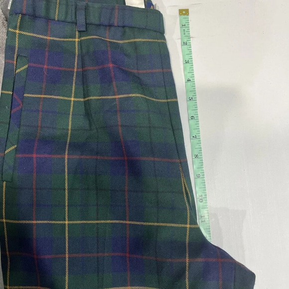 Pendleton Womens Size 12 Celebration Tartan Plaid Pants Virgin Wool Retro Grunge - Picture 5 of 6